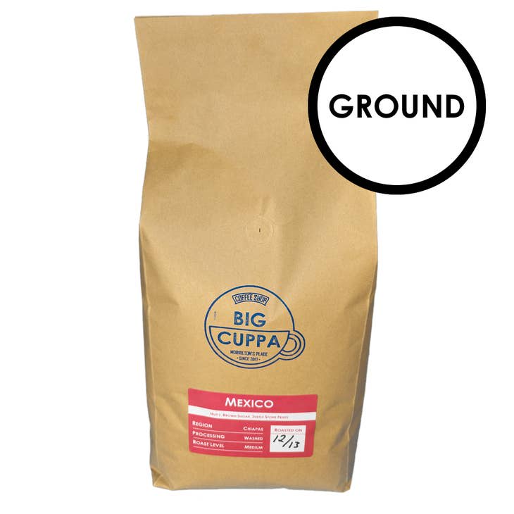 Big Cuppa Big Cuppa - Mexico - Organic - Ground Coffee - Medium Roast - 5 lb