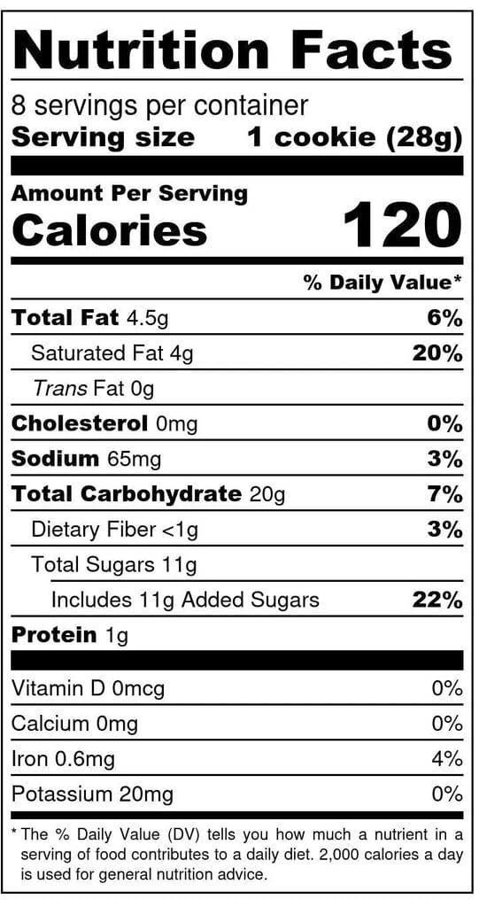 Tubby's Taste Vegan Cookies TP-COC-08