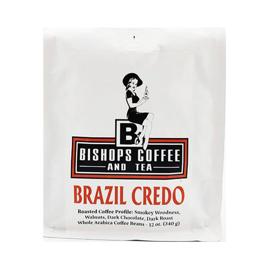 Bishops Coffee and Tea Whole Bean Coffee - Brazil Dark Roast
