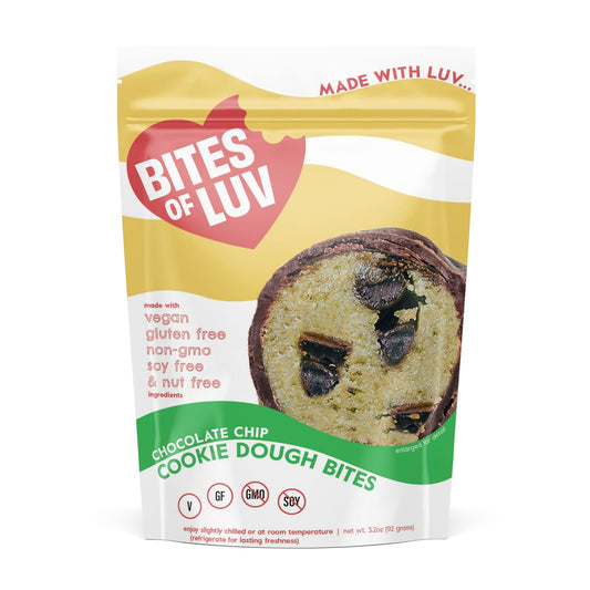 Bites of Luv Chocolate Chip Cookie Dough Bites