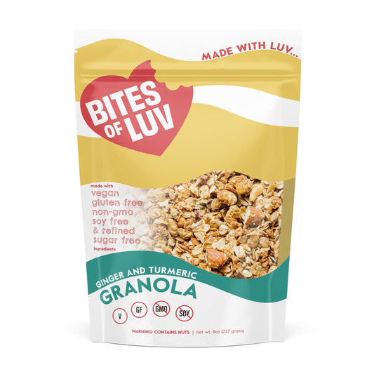 Bites of Luv Ginger Turmeric Granola