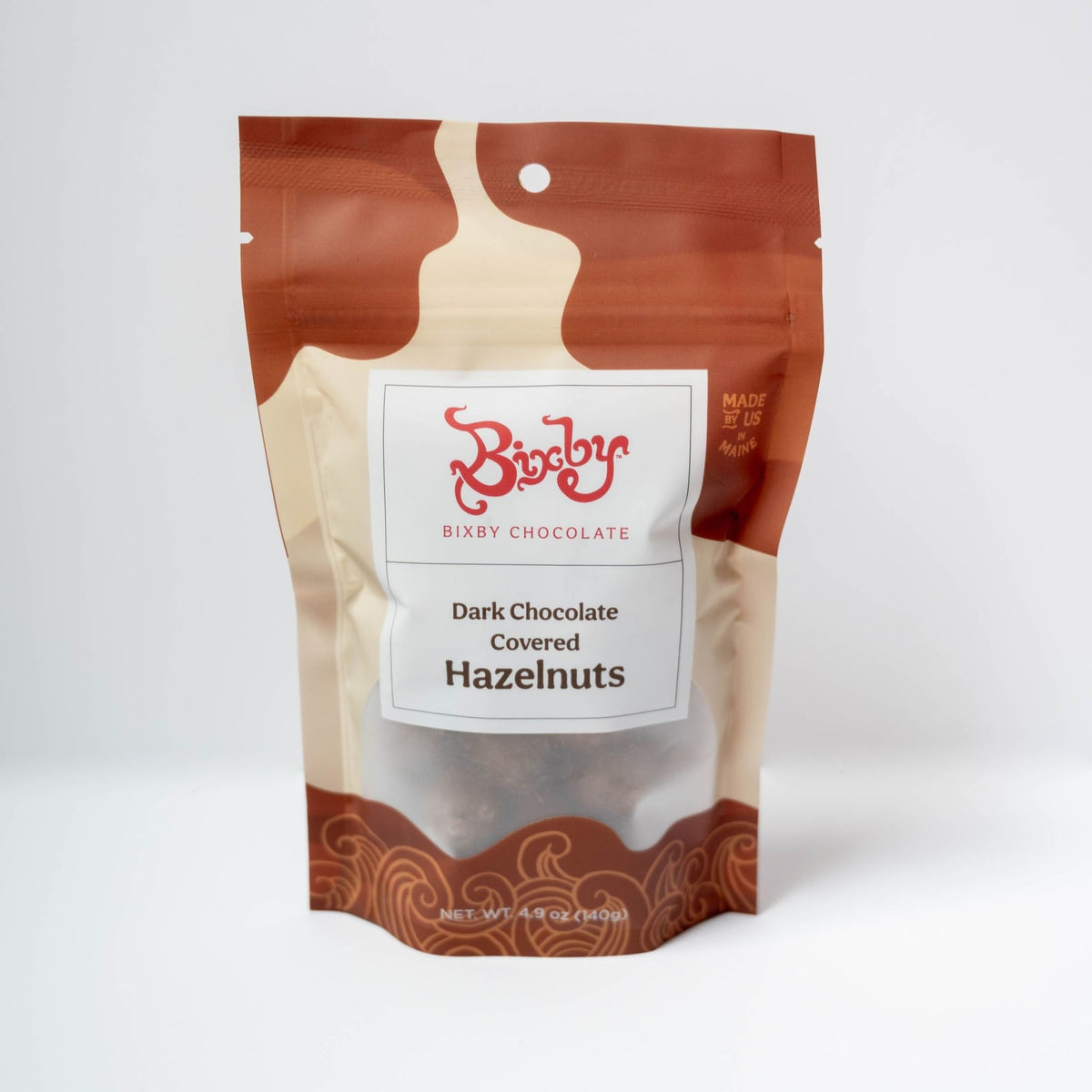 Bixby Chocolate Panned Chocolate Items - Dark Chocolate Hazelnuts