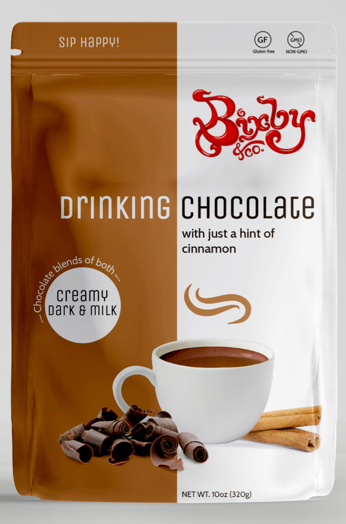 Bixby Chocolate Drinking Chocolate Mix - Natural Creamy Dark & Milk