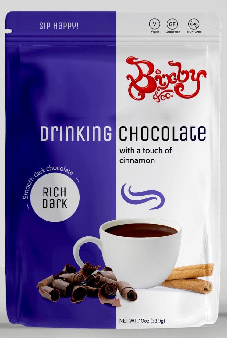 Bixby Chocolate Drinking Chocolate Mix - Natural Rich Dark