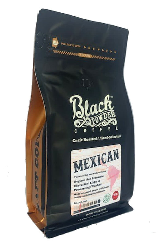 Black Powder Coffee Mexican Chiapas Single Origin - Whole Bean