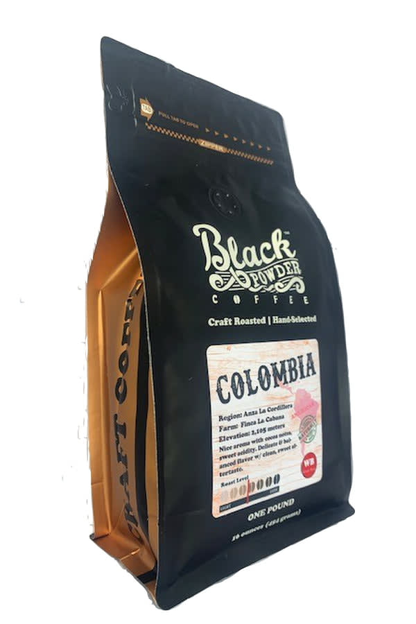 Black Powder Coffee Colombia Single Origin - Whole Bean