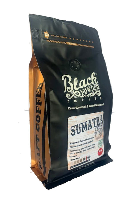 Black Powder Coffee Sumatra FTO Single Origin - Whole Bean