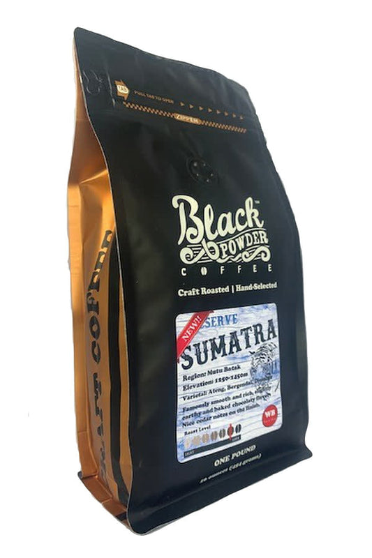 Black Powder Coffee Reserves - Single Origin - Whole Bean - Sumatra Lintong