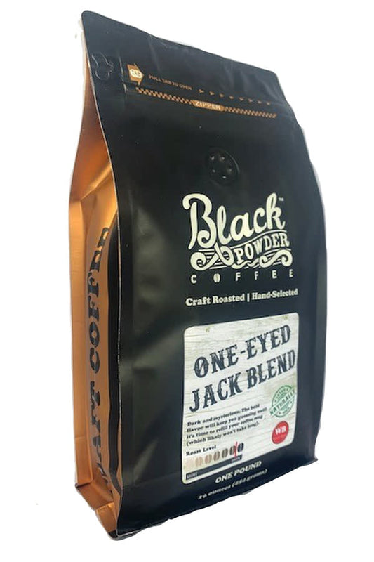 Black Powder Coffee One-Eyed Jack Blend Naturally Grown Blend - Whole Bean