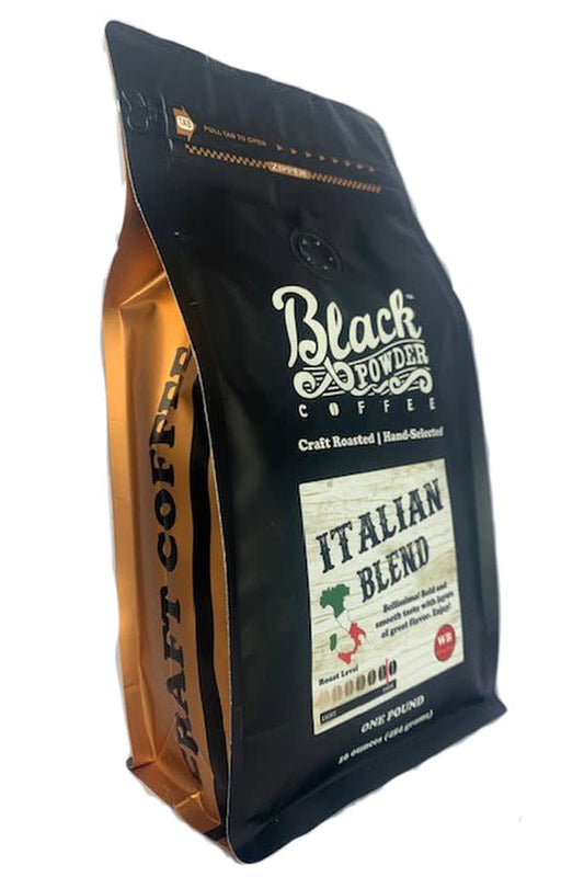 Black Powder Coffee Italian Blend - Whole Bean