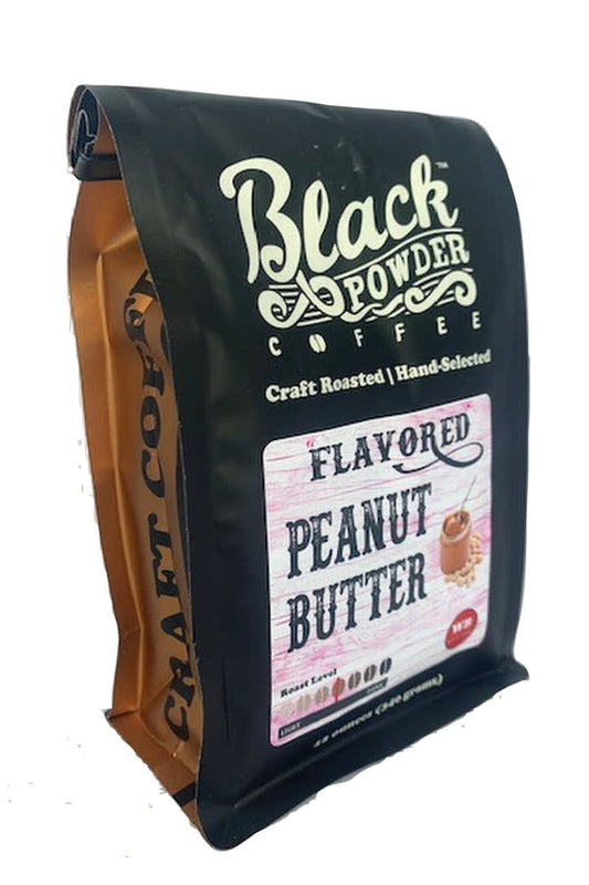 Black Powder Coffee Flavored - Peanut Butter - Whole Bean
