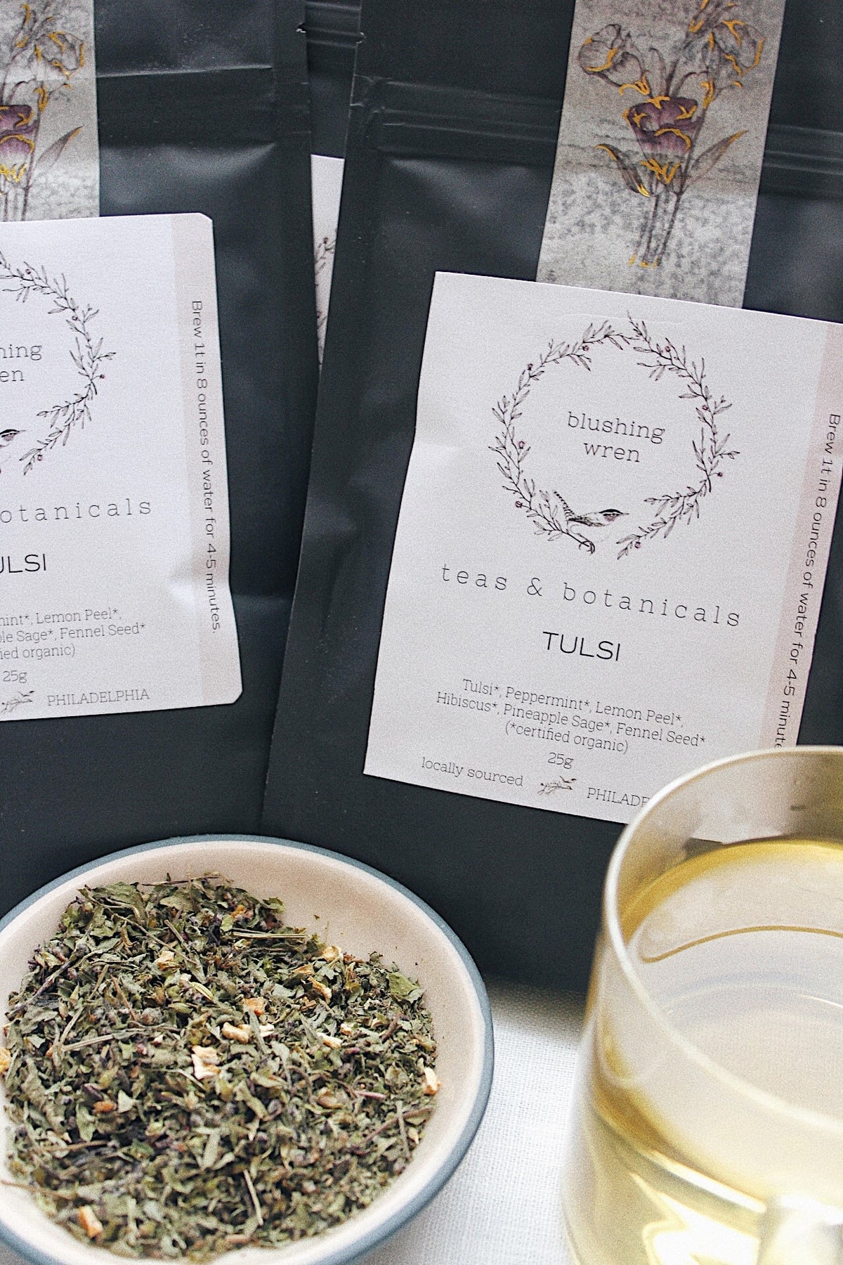 blushing wren Tulsi - 50g Pouch