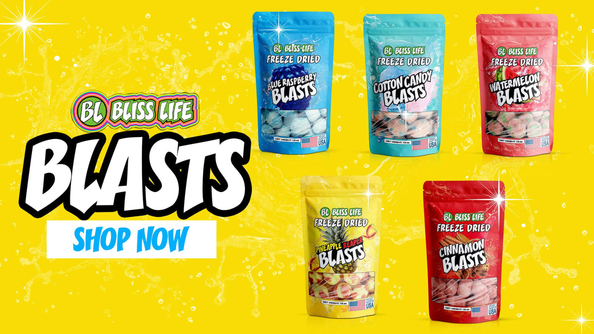 Freeze Dried Candy Blasts - Melt in your Mouth like Cotton Candy 30ctcinnamon