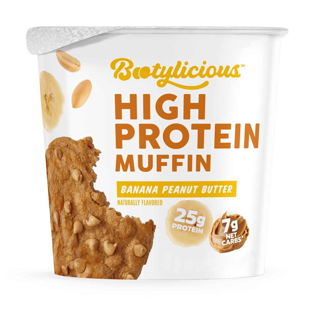 Bootylicious High-Protein Muffin - Banana Peanut Butter