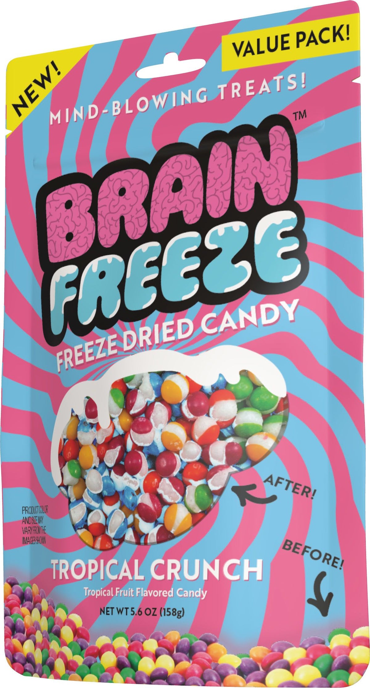 Brain Freeze Freeze Dried Candy - Tropical Crunch