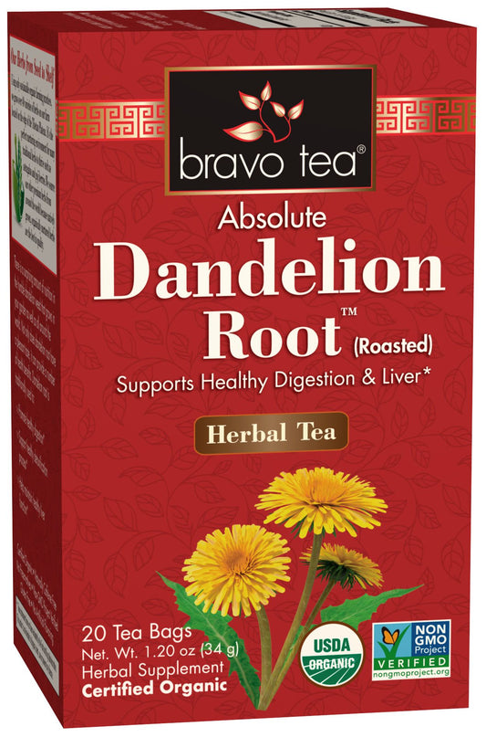 Bravo Teas & Herbs Absolute Dandelion Root, Roasted (Organic)