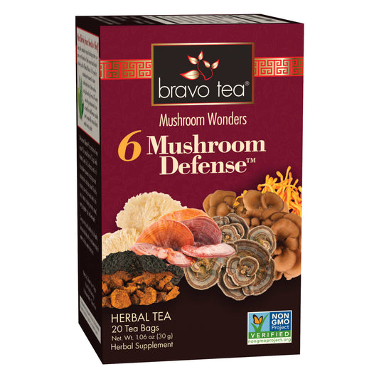Bravo Teas & Herbs 6 Mushroom Defense Herbal Tea
