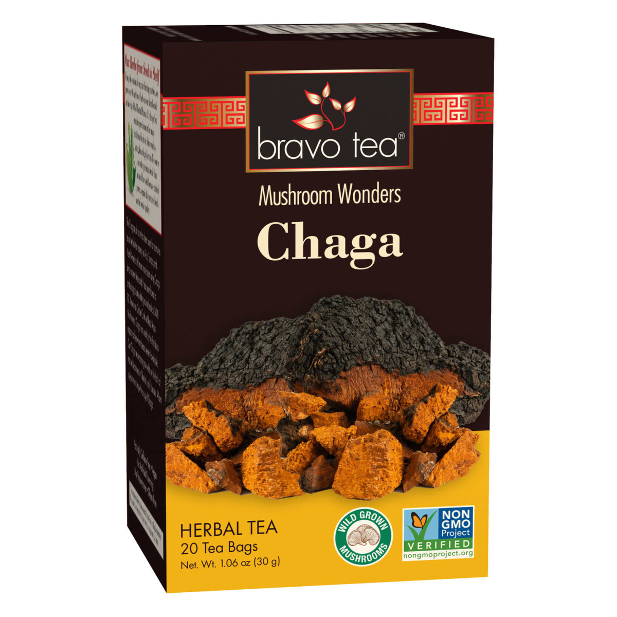 Bravo Teas & Herbs Chaga Mushroom Herbal Tea