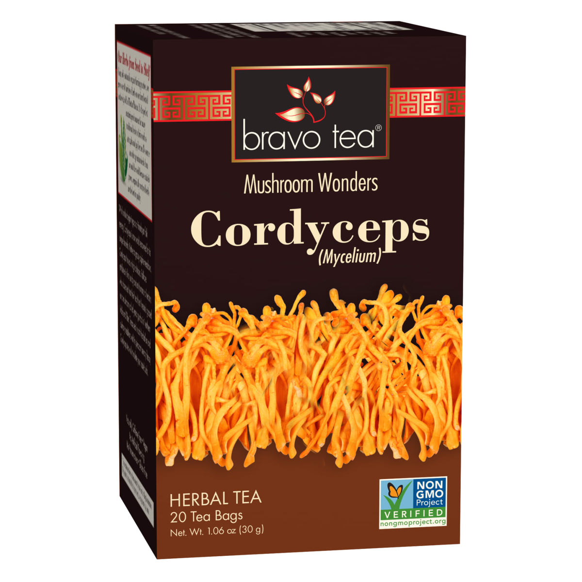 Bravo Teas & Herbs Cordyceps Mushroom Herbal Tea