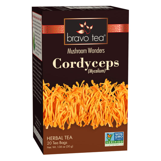 Bravo Teas & Herbs Cordyceps Mushroom Herbal Tea