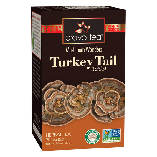 Bravo Teas & Herbs Turkey Tail Mushroom Herbal Tea