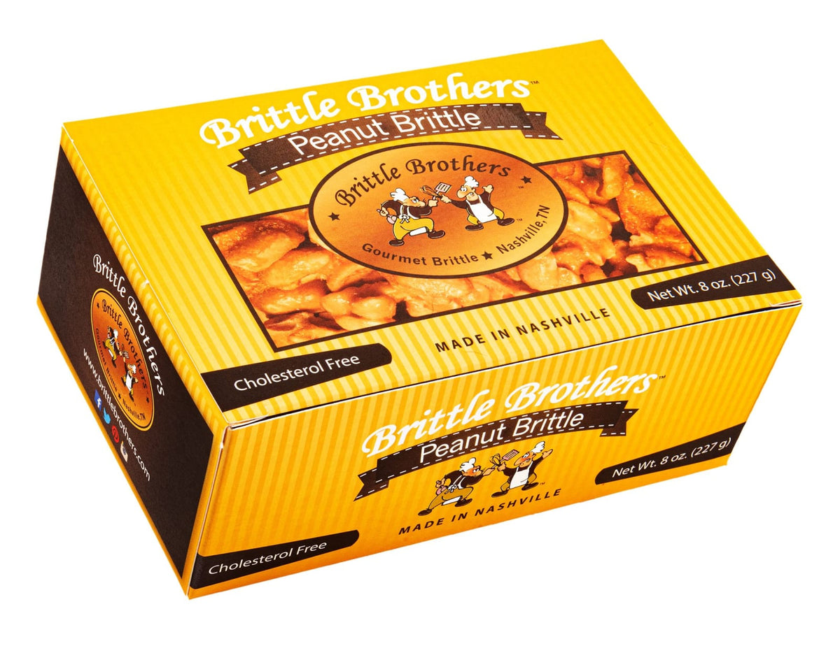 Brittle Brothers Peanut Brittle - 8 oz box