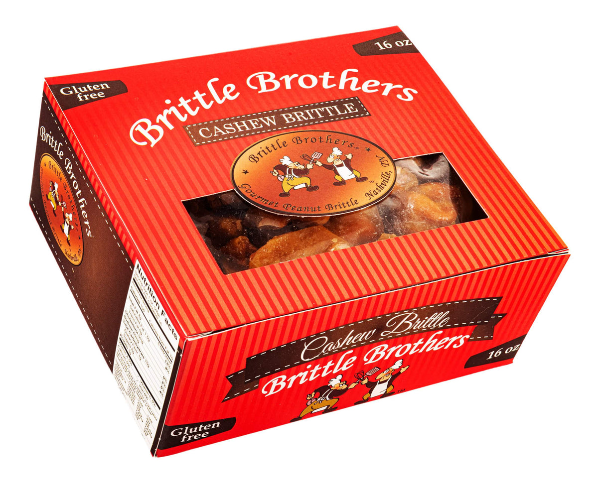 Brittle Brothers Cashew Brittle - 16 oz box