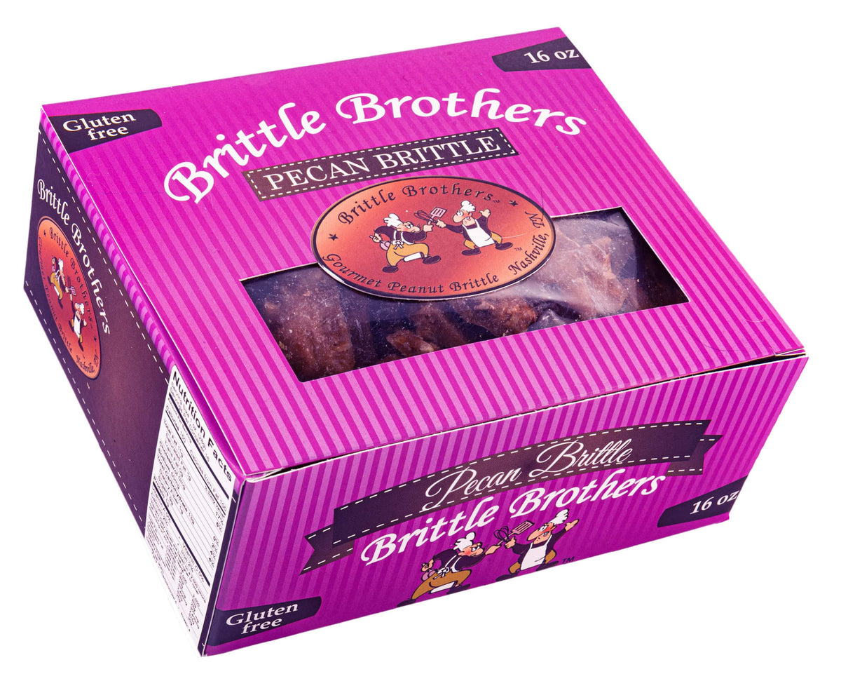 Brittle Brothers Pecan Brittle - 16 oz box