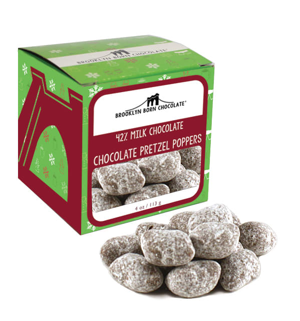 Brooklyn Born Chocolate Cube - Chocolate Pretzel Poppers