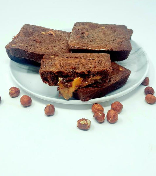 Brooklyn Soul Bakery Hazelnut Caramel Macchiato Fudge Brownies