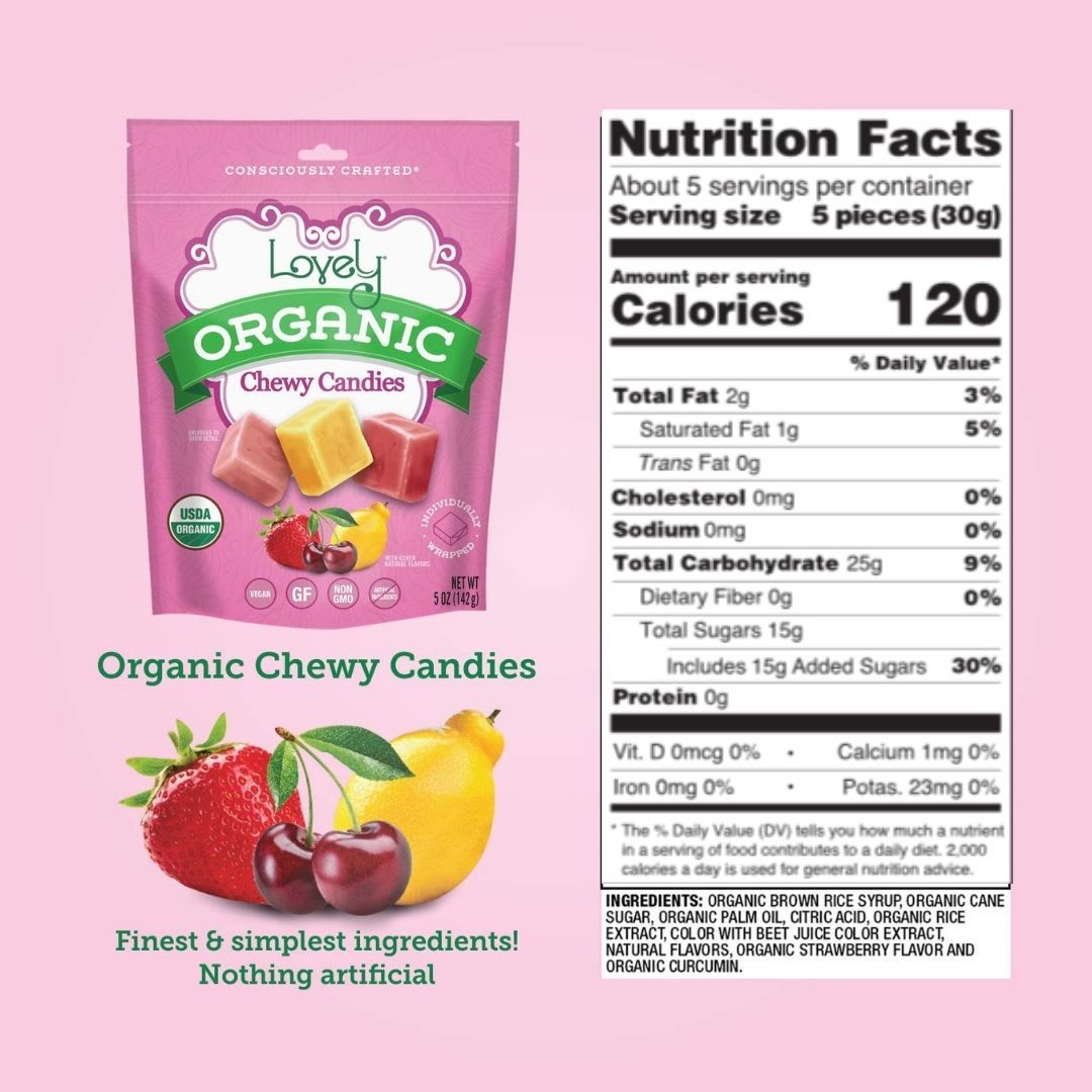Organic Chewy Candies 846