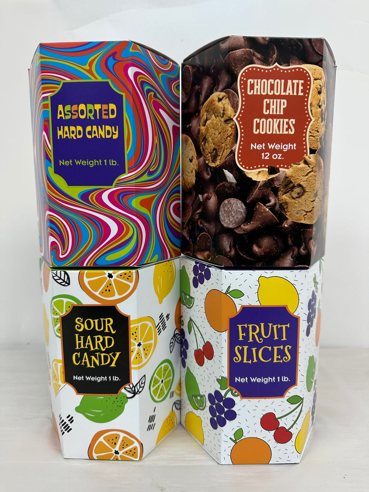 Bucks County Snack Foods Fruit Slices, Hard Candy, Sour Hard Candy, Chocolate Chip Cookies Asso