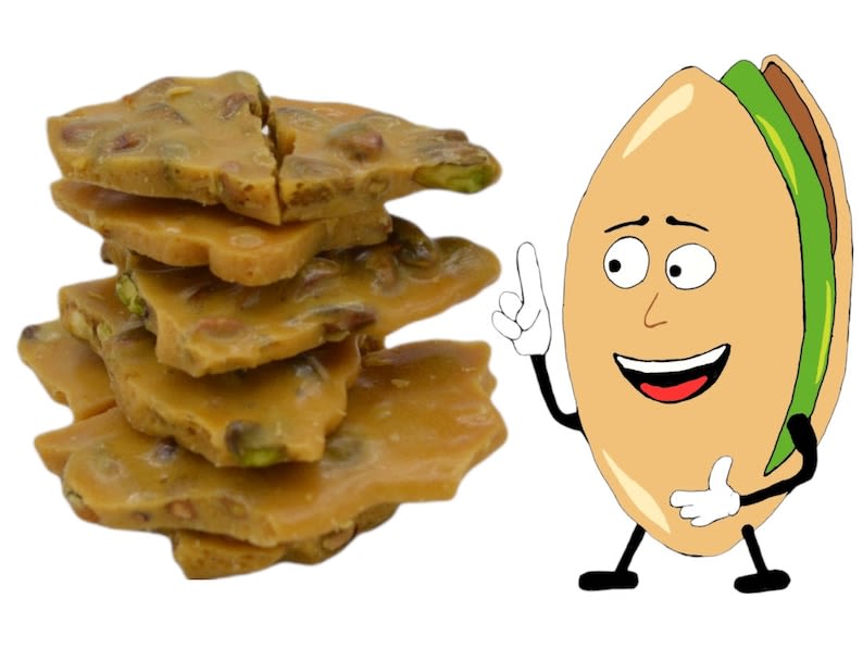 Buttery Brittle Gourmet Flaky Pistachio Brittle