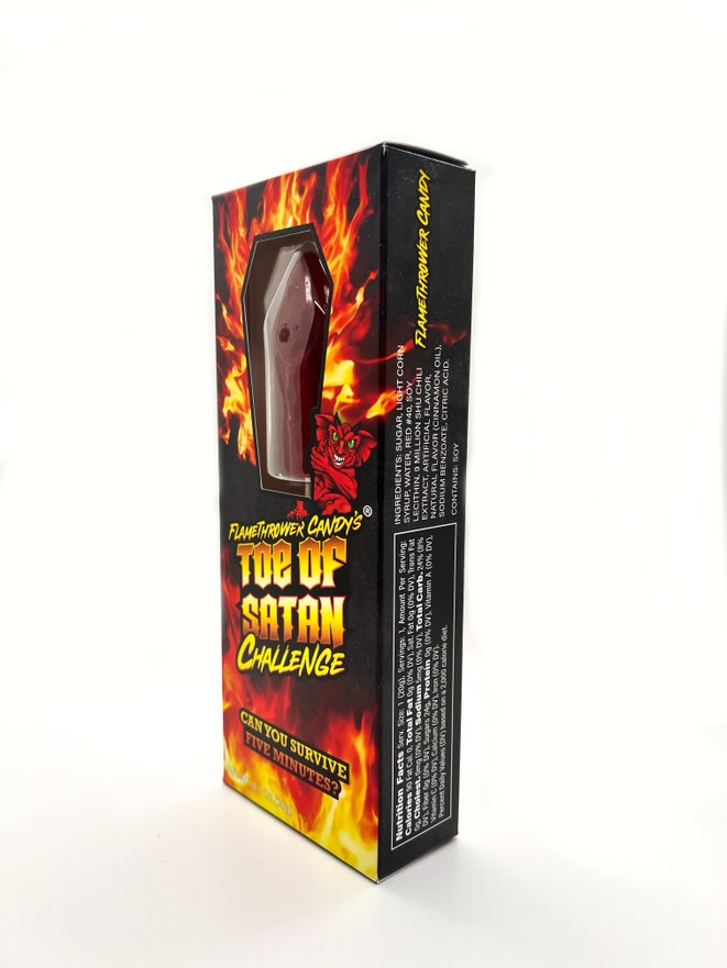 Flamethrower Candy's Toes of Satan Challenge