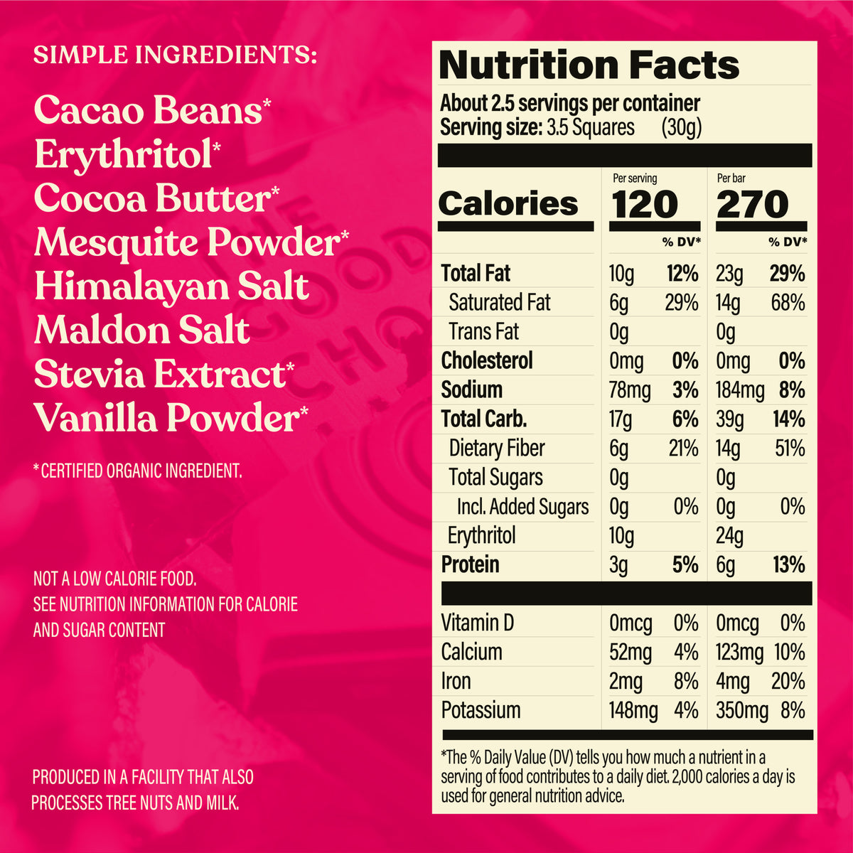 Himalayan Salt Chocolate Zero Sugar 858016006918