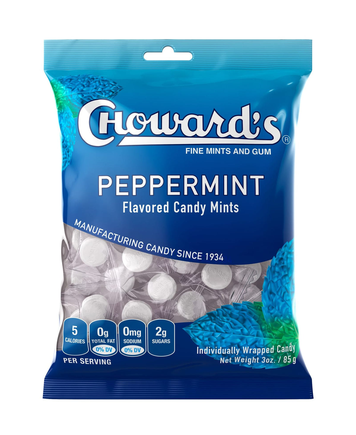 C. Howard Company Candy Mints 3oz Peg Bag - Peppermint