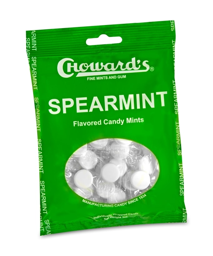 C. Howard Company Candy Mints 3oz Peg Bag - Spearmint