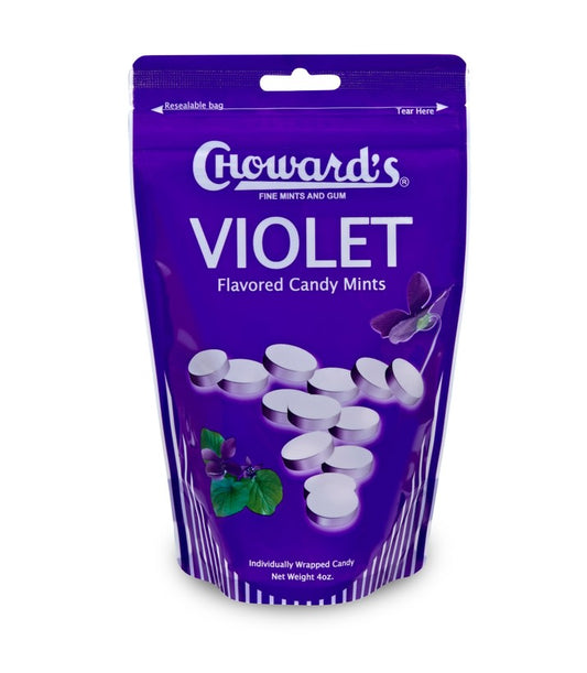 C. Howard Company Violet Mints 4oz Pouch