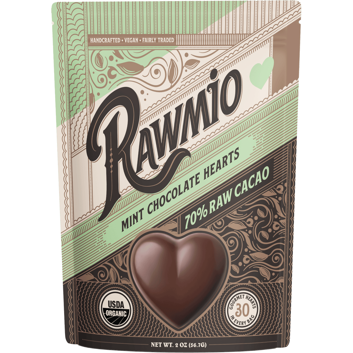 Raw Chocolate Hearts