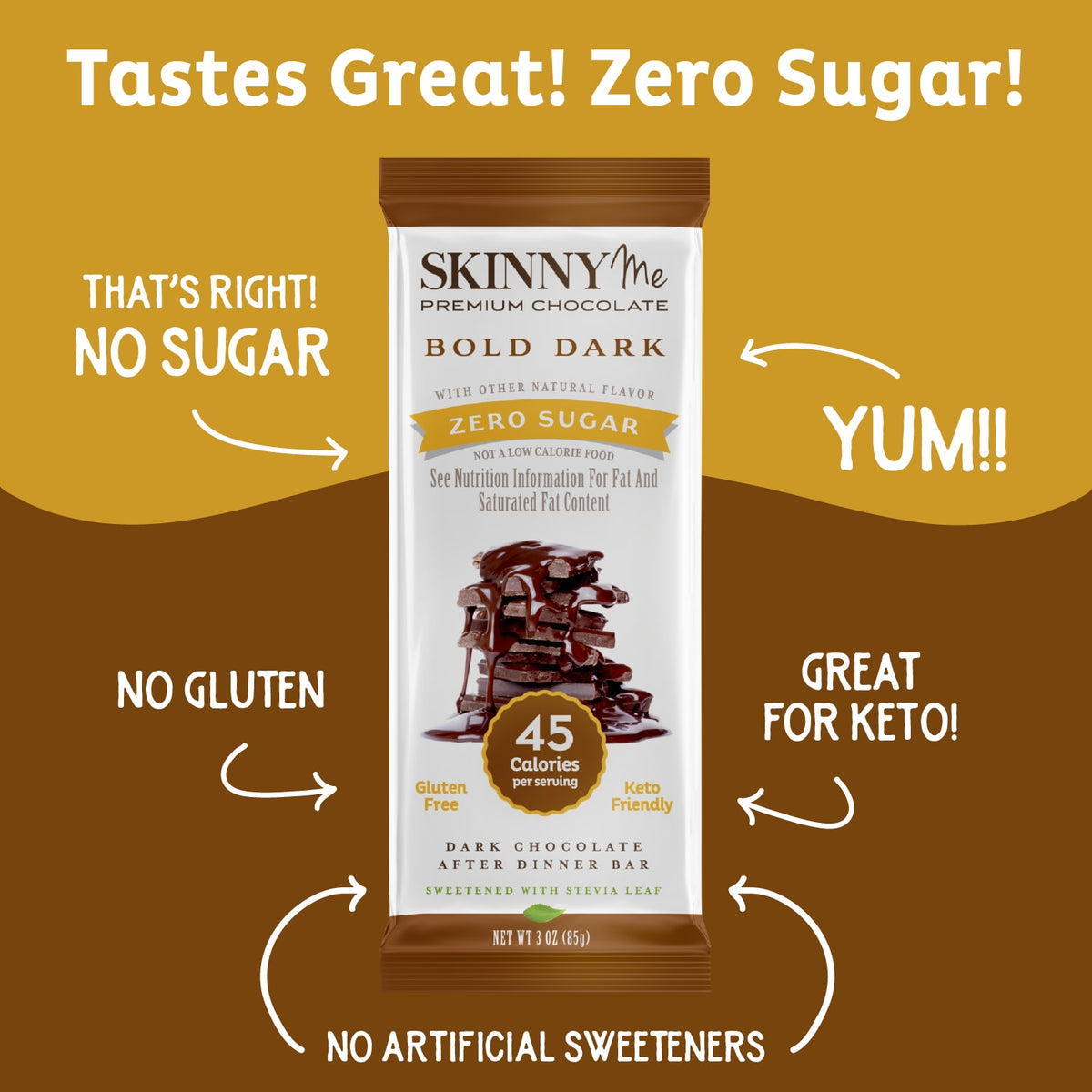 SkinnyMe Bold Dark Bar 2-59884