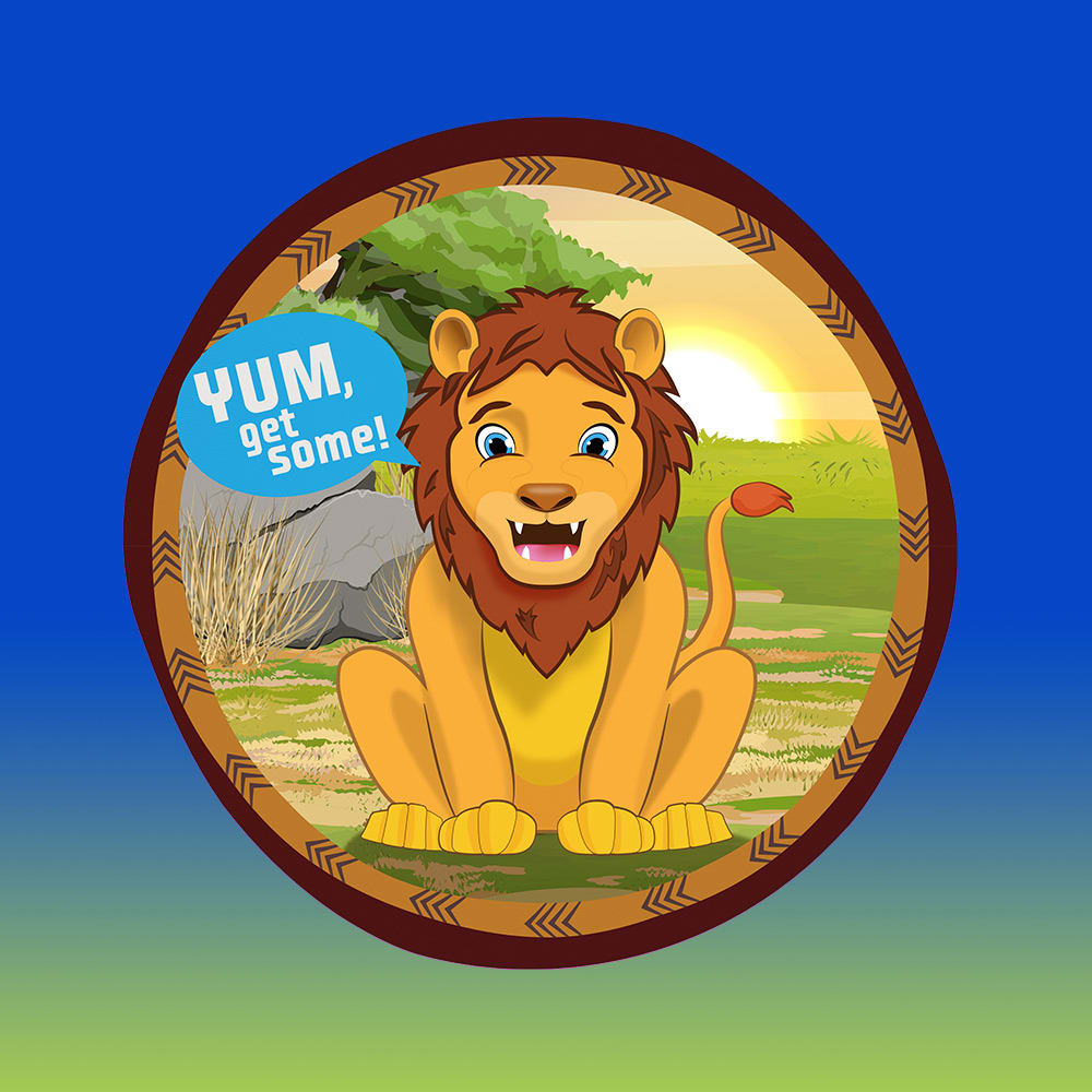 The Original Bag of Poo - Lion Cotton Candy 11001-cs