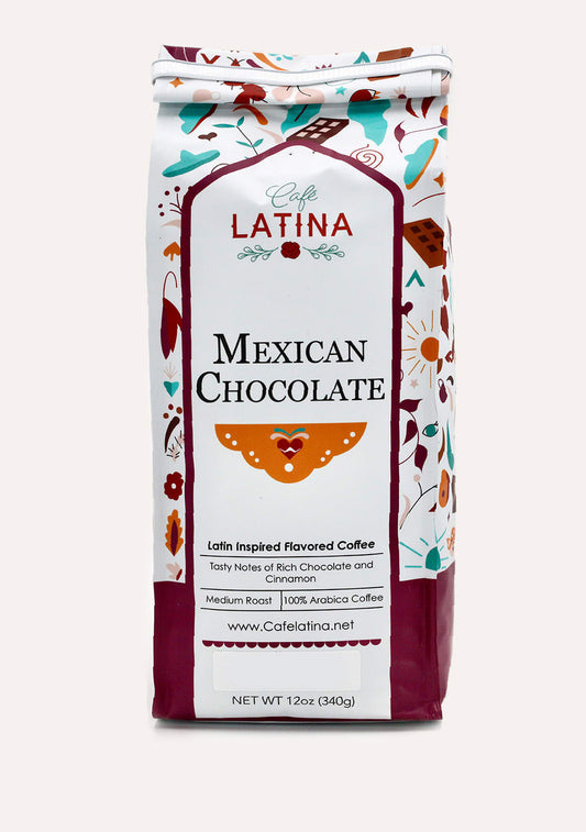 Café Latina Mexican Chocolate Ground Coffee 12 oz