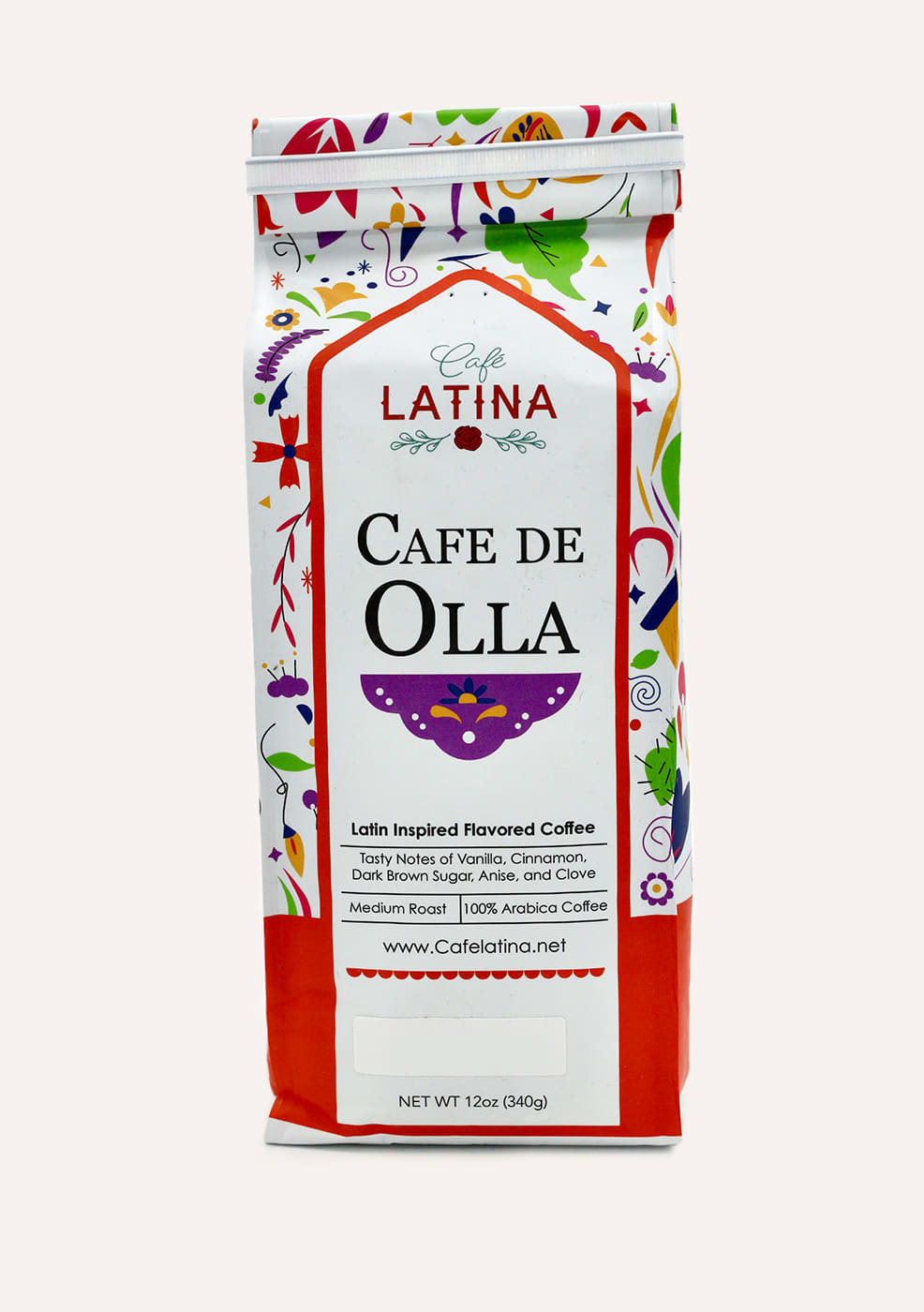 Café Latina Cafe de Olla Ground Coffee 12 oz