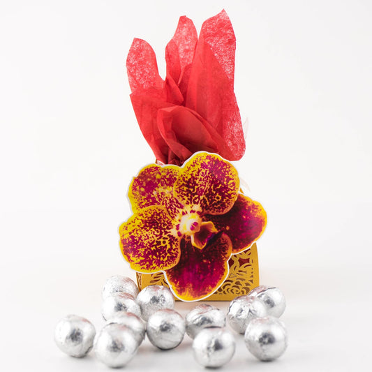 Chandelier Cards Flowers! Chocolate Delight Box