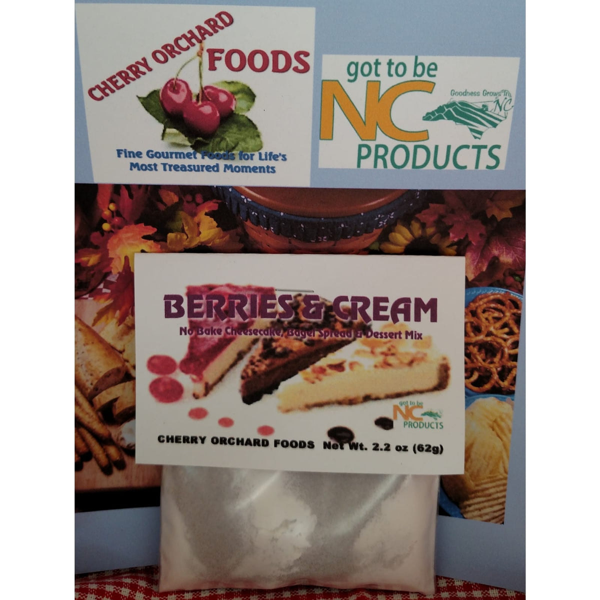 Cherry Orchard Foods Berries & Cream Pie Dessert Mix