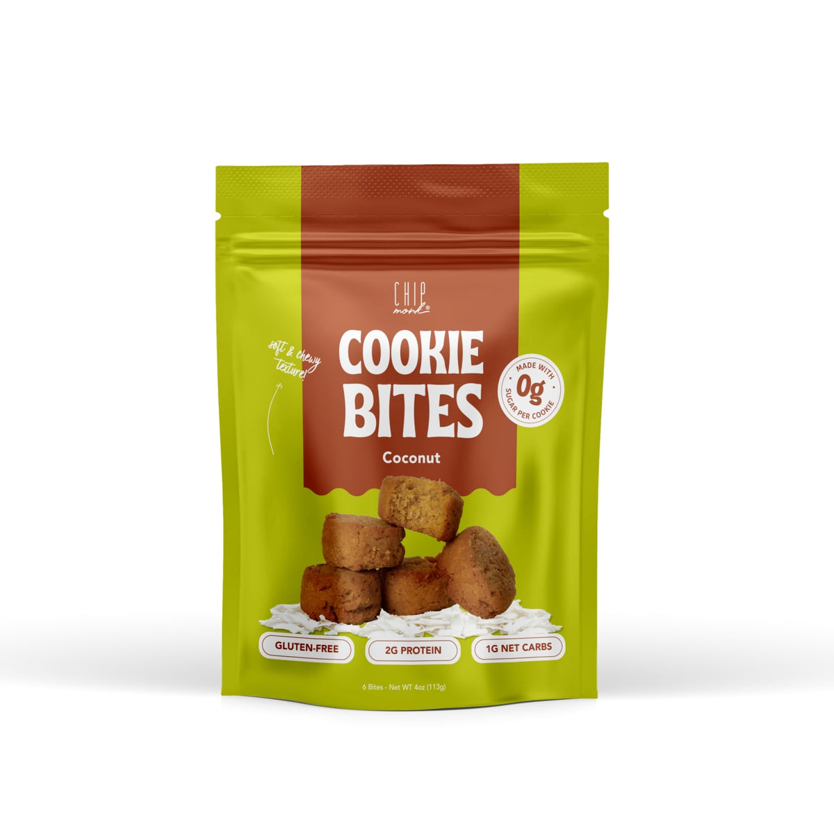 ChipMonk Baking 4oz Keto Cookie Bites - Toasted Coconut