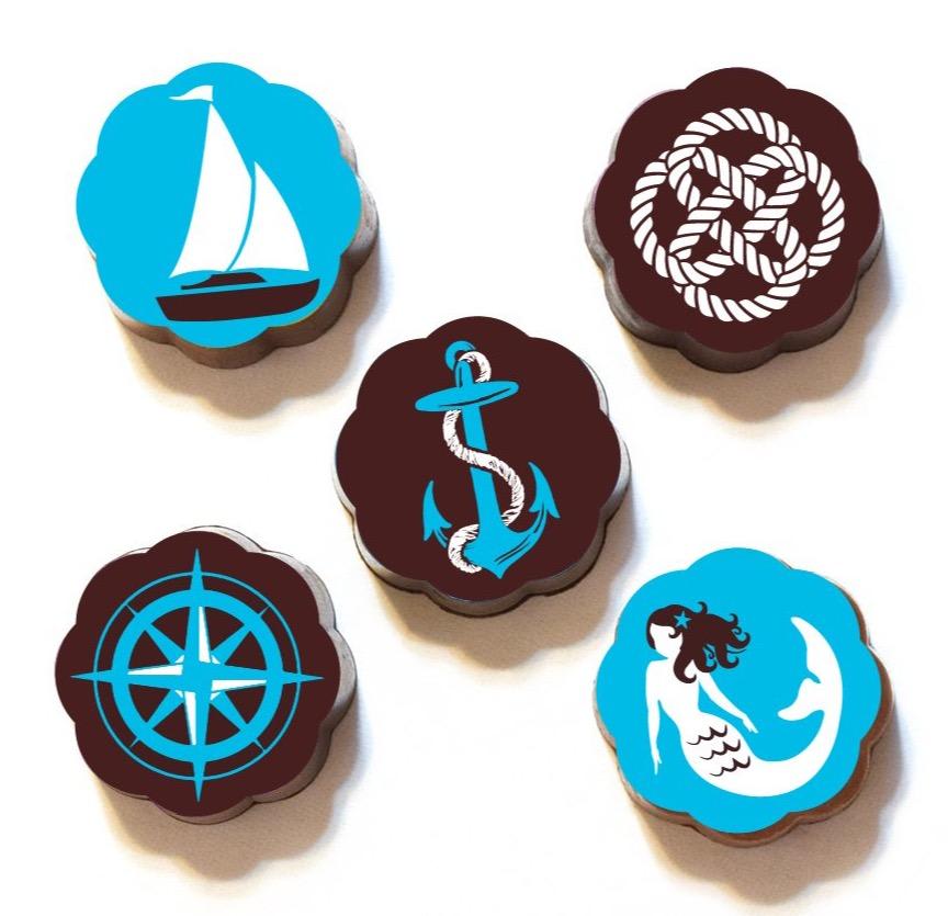 Chouquette Chocolates Nautical Chocolates