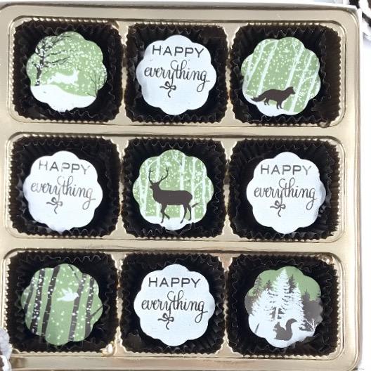 Chouquette Chocolates Happy Everything Woodland Wonderland Chocolates