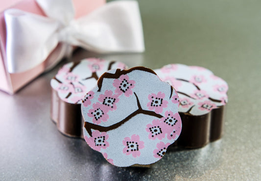 Chouquette Chocolates Cherry Blossom Chocolates
