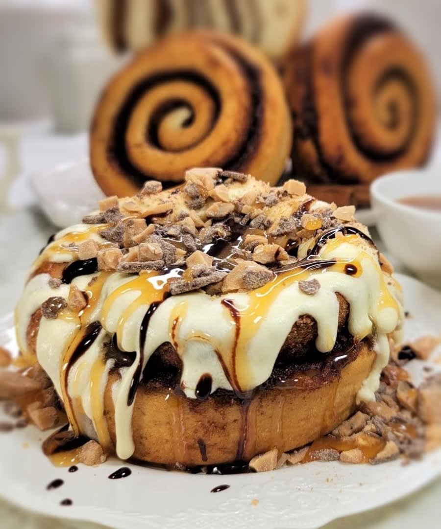 CINNAMOM Cinnamon Roll - 12oz Jumbo - Heath